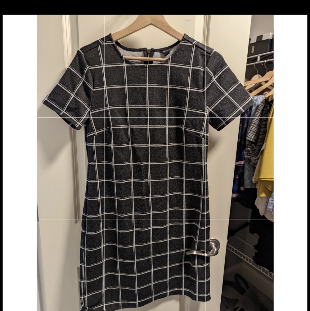 Stripped shirt dress